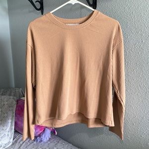 Soft yellow long sleeve/sweater